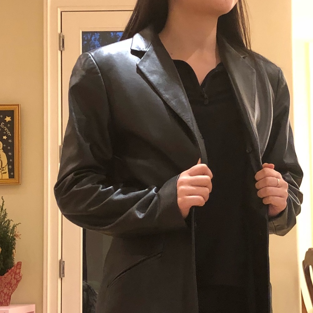ARMANI COLLEZIONI Leather Jacket